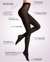 Charger l'image dans la galerie, Bleu forêt - Collant 50D - Noir