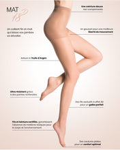 Charger l'image dans la galerie, Bleu forêt - Collant - 18D - Noir