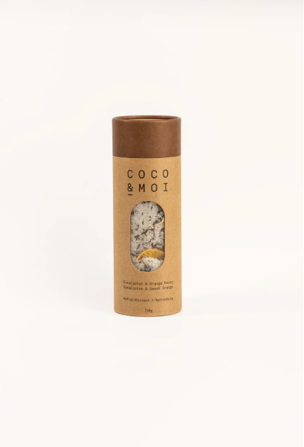 COCO & MOI - Sels de Bain Eucalyptus & Orange Douce
