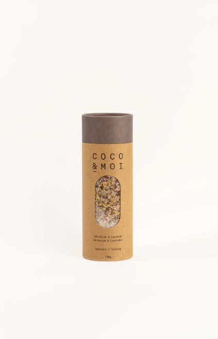 COCO & MOI - Sels de Bain Géranium & Lavande