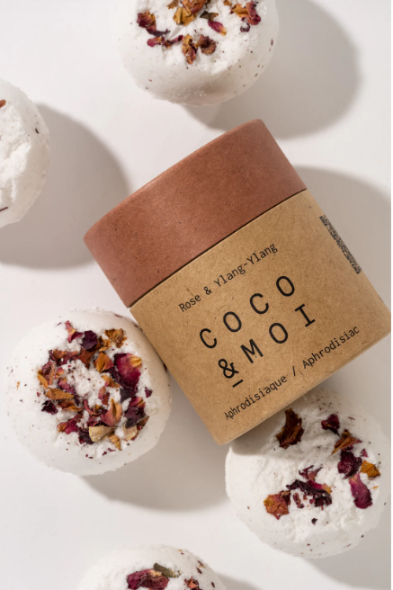 COCO & MOI - Bombe de Bain Rose & Ylang Ylang